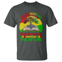 Black History Honoring The Past Inspiring The Future T Shirt African American Pride - Wonder Print Shop