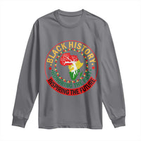 Inspiring The Future Honoring The Past Long Sleeve Shirt African American Heritage - Wonder Print Shop