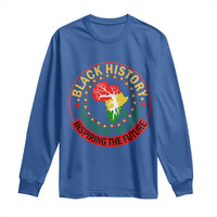 Inspiring The Future Honoring The Past Long Sleeve Shirt African American Heritage - Wonder Print Shop