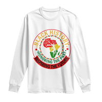 Inspiring The Future Honoring The Past Long Sleeve Shirt African American Heritage - Wonder Print Shop