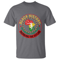 Inspiring The Future Honoring The Past T Shirt African American Heritage - Wonder Print Shop