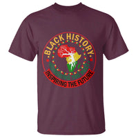 Inspiring The Future Honoring The Past T Shirt African American Heritage - Wonder Print Shop