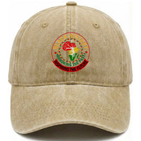 Inspiring The Future Honoring The Past Washed Cotton Baseball Cap African American Heritage