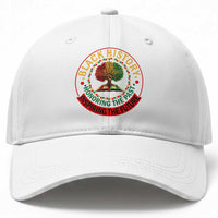 Black History Month Quote Baseball Cap Honoring The Past Inspiring The Future Gift