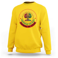 Black History Month Quote Sweatshirt Honoring The Past Inspiring The Future Gift - Wonder Print Shop