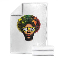 Black History Month Throw Blanket My Roots African American Pride Gift - Wonder Print Shop