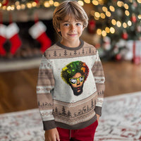 Black History Month Ugly Christmas Sweater My Roots African American Pride Gift - Wonder Print Shop