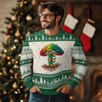Black History Month Quote Ugly Christmas Sweater Inspiring The Future Honoring The Past - Wonder Print Shop