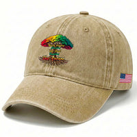 Black History Month Quote Washed Cotton Baseball Cap Inspiring The Future Honoring The Past