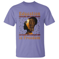 Education Is Freedom T Shirt Black History Women Teacher Gift - Wonder Print Shop