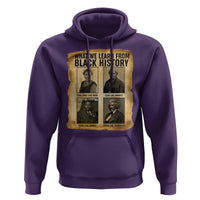 What We Learn From Black History Hoodie Vintage African American Leaders - Wonder Print Shop