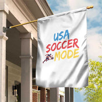 USA Soccer Mode Garden Flag United States Team Pride