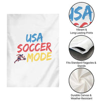 USA Soccer Mode Garden Flag United States Team Pride