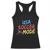 USA Soccer Mode Racerback Tank Top United States Team Pride