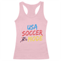 USA Soccer Mode Racerback Tank Top United States Team Pride
