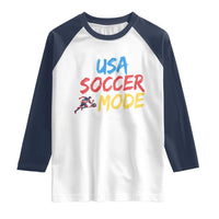 USA Soccer Mode Raglan Shirt United States Team Pride