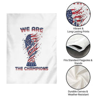 We Are Champions Garden Flag USA Soccer Lover Gift
