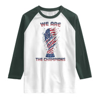 We Are Champions Raglan Shirt USA Soccer Lover Gift