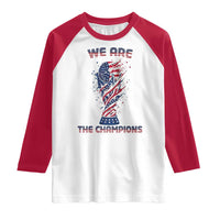 We Are Champions Raglan Shirt USA Soccer Lover Gift