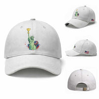 Statue Of Liberty Soccer Cup Baseball Cap USA Soccer Lover Gift