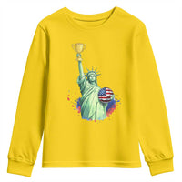 Statue Of Liberty Soccer Cup Youth Sweatshirt USA Soccer Lover Gift