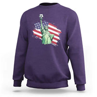 Statue Of Liberty Soccer Lover Sweatshirt New Yorker Fan Gift