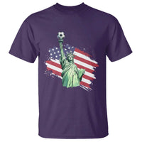 Statue Of Liberty Soccer Lover T Shirt New Yorker Fan Gift