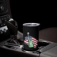 Statue Of Liberty Soccer Lover Tumbler Cup New Yorker Fan Gift