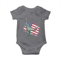 Funny Statue Of Liberty Playing Soccer Baby Onesie New Yorker Fan Gift