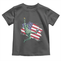 Funny Statue Of Liberty Playing Soccer Toddler T Shirt New Yorker Fan Gift