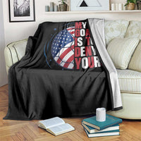 My Goal Is To Deny Yours Throw Blanket Soccer Goalie Gift