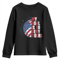 My Goal Is To Deny Yours Youth Sweatshirt Soccer Goalie Gift