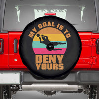 My Goal Is To Deny Yours Spare Tire Cover Soccer Goalkeeper Pride