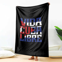 Viva Cuba Libre Throw Blanket Cuban Freedom Supporter