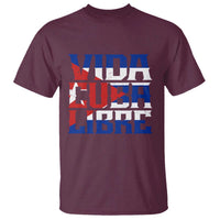 Viva Cuba Libre T Shirt Cuban Freedom Supporter