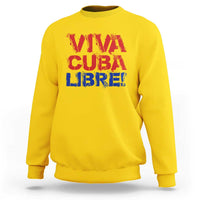 Viva Cuba Libre Sweatshirt SOS Cuba Stand With Freedom Movement