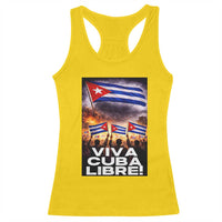 Viva Cuba Libre Racerback Tank Top Cuban Freedom Protest