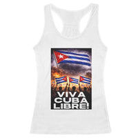 Viva Cuba Libre Racerback Tank Top Cuban Freedom Protest