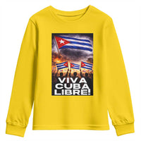 Viva Cuba Libre Youth Sweatshirt Cuban Freedom Protest