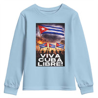 Viva Cuba Libre Youth Sweatshirt Cuban Freedom Protest
