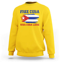 Cuban American Pride Sweatshirt Freedom For Cuba