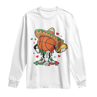 Funny Cinco De Mayo Basketball Long Sleeve Shirt Mexican Fiesta Party