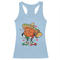 Funny Cinco De Mayo Basketball Racerback Tank Top Mexican Fiesta Party