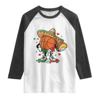 Funny Cinco De Mayo Basketball Raglan Shirt Mexican Fiesta Party