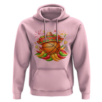 Funny Cinco De Mayo Basketball Hoodie Mexican Fiesta Hoops Party