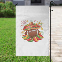 Funny Cinco De Mayo Football Garden Flag Mexican Fiesta Party