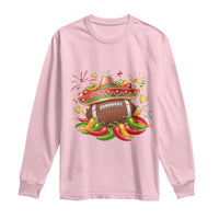 Funny Cinco De Mayo Football Long Sleeve Shirt Mexican Fiesta Party