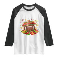 Funny Cinco De Mayo Football Raglan Shirt Mexican Fiesta Party