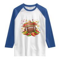 Funny Cinco De Mayo Football Raglan Shirt Mexican Fiesta Party