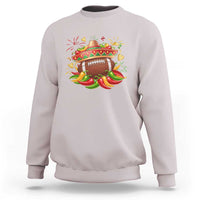 Funny Cinco De Mayo Football Sweatshirt Mexican Fiesta Party